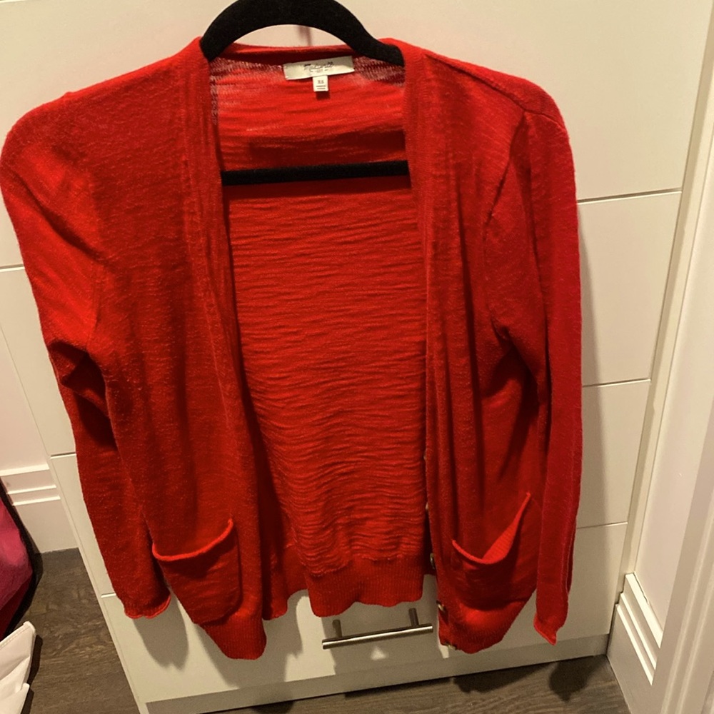 Madewell red sweater